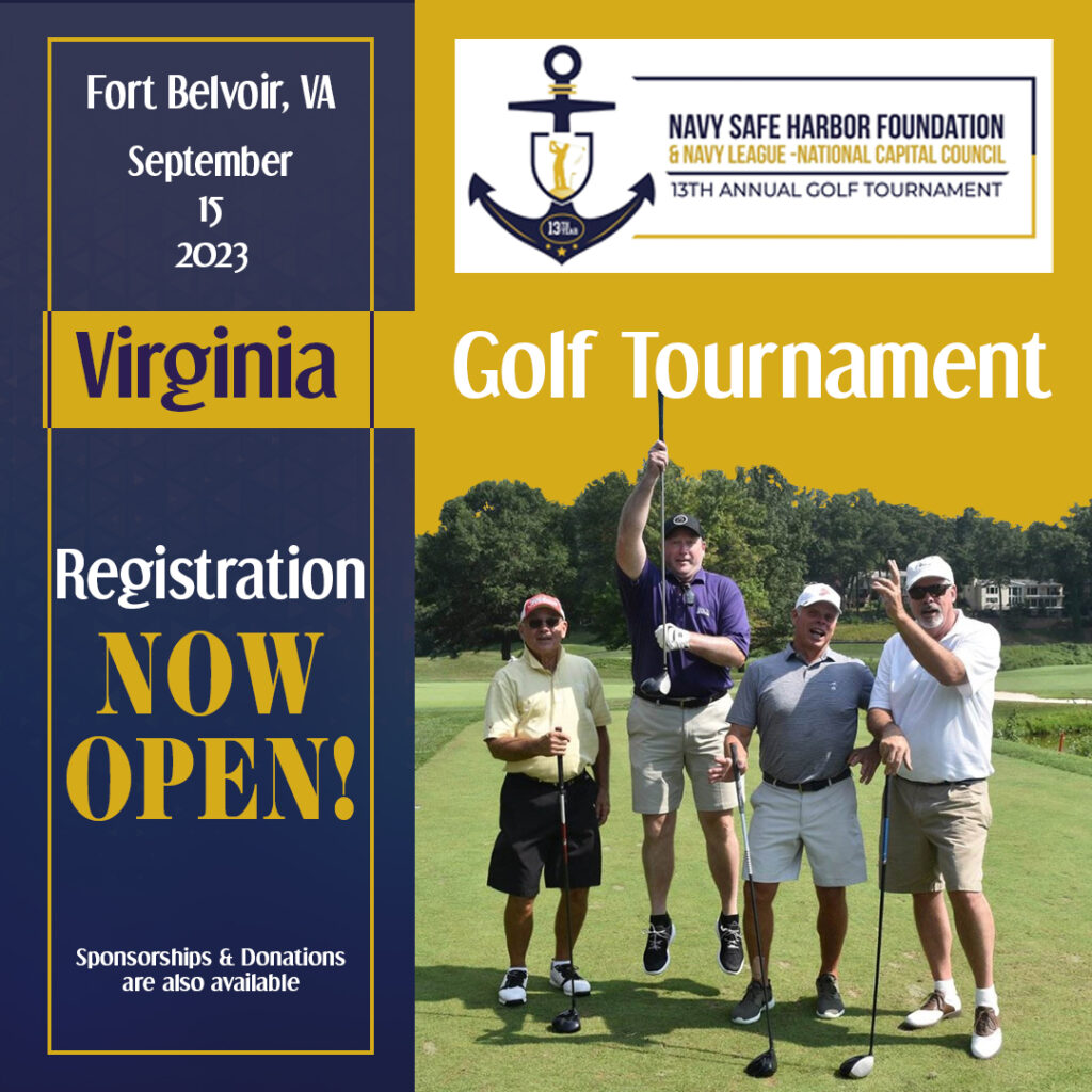 13th Annual Golf Tournament Registration Navy Safe Harbor Foundation