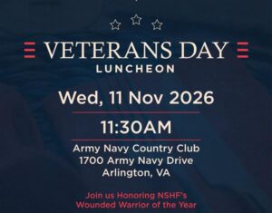 Save the Date: Wednesday, November 11, 2026 at 11:30 AM